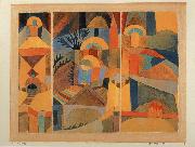 Paul Klee Temple Garden France oil painting artist